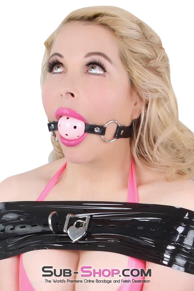 9001DL-SIS      Breather Ball Gag, Pretty Sissy Princess BDSM Mistress for Hire Pink Ball Sissy   , Sub-Shop.com Bondage and Fetish Superstore