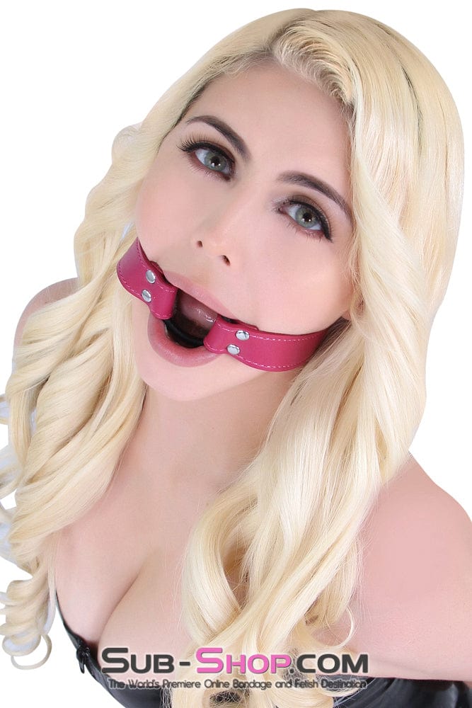 9057DL      Sex Bomb Pink Open Mouth Ring Gag Gags   , Sub-Shop.com Bondage and Fetish Superstore