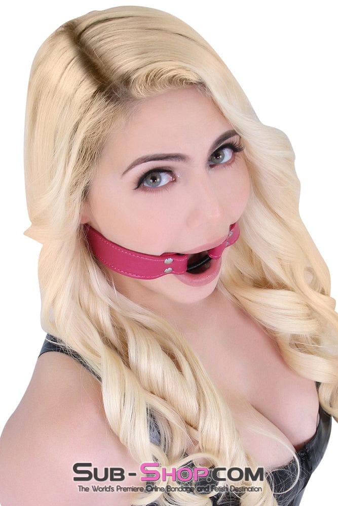 9057DL      Sex Bomb Pink Open Mouth Ring Gag Gags   , Sub-Shop.com Bondage and Fetish Superstore