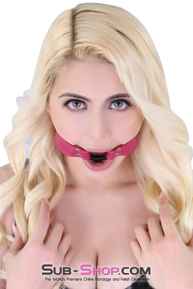 9057DL      Sex Bomb Pink Open Mouth Ring Gag Gags   , Sub-Shop.com Bondage and Fetish Superstore