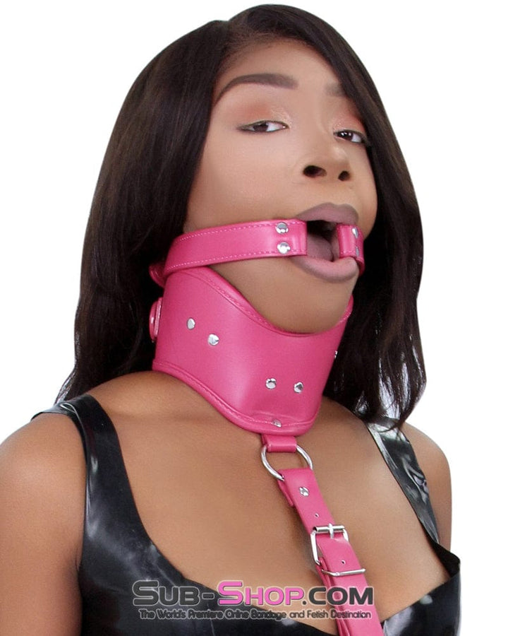 9057DL      Sex Bomb Pink Open Mouth Ring Gag Gags   , Sub-Shop.com Bondage and Fetish Superstore