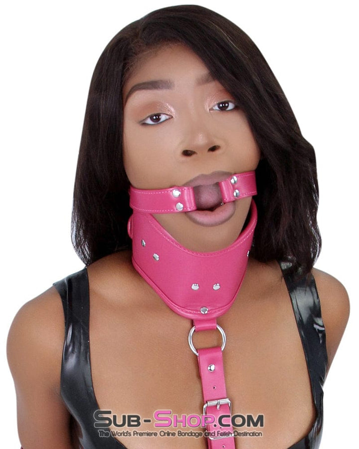 9057DL      Sex Bomb Pink Open Mouth Ring Gag Gags   , Sub-Shop.com Bondage and Fetish Superstore