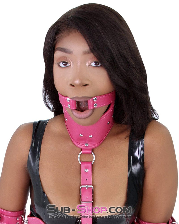 9057DL      Sex Bomb Pink Open Mouth Ring Gag Gags   , Sub-Shop.com Bondage and Fetish Superstore