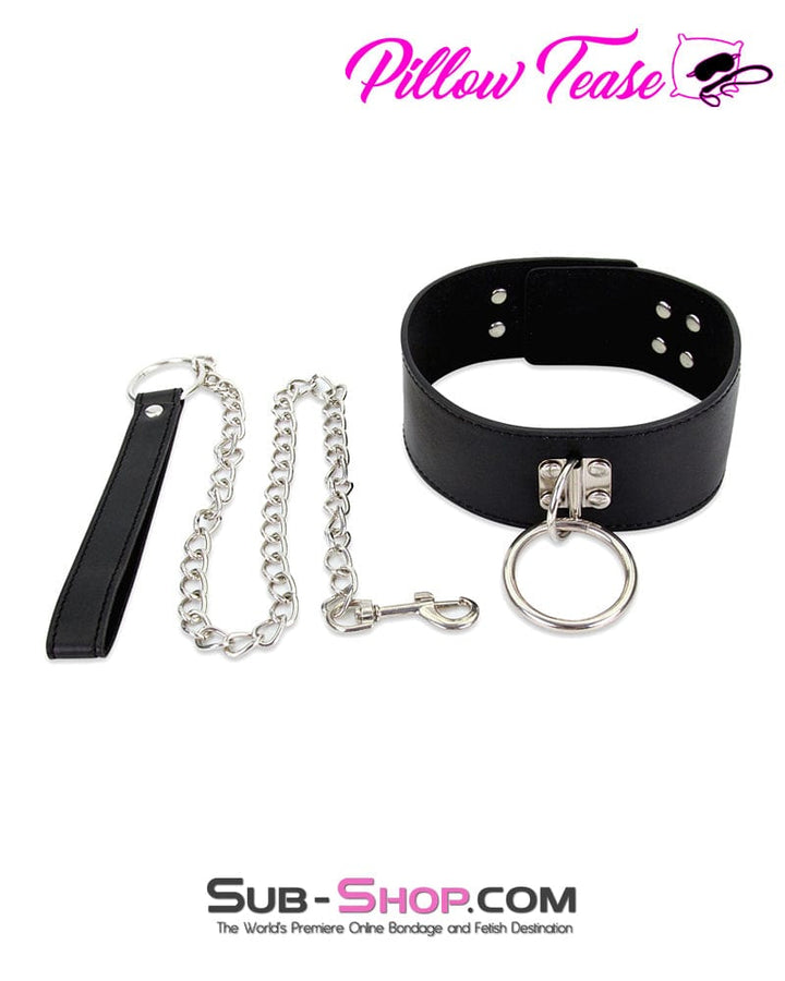 9069DL      Led to the Bed Collar and Leash Set - MEGA Deal Black Friday Blowout   , Sub-Shop.com Bondage and Fetish Superstore