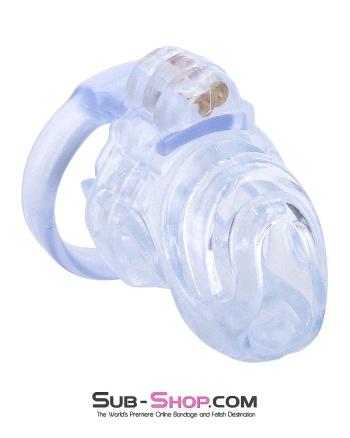 9336M      Short Clear Male Chastity with Optional Prince Albert Insert - MEGA Deal MEGA Deal   , Sub-Shop.com Bondage and Fetish Superstore