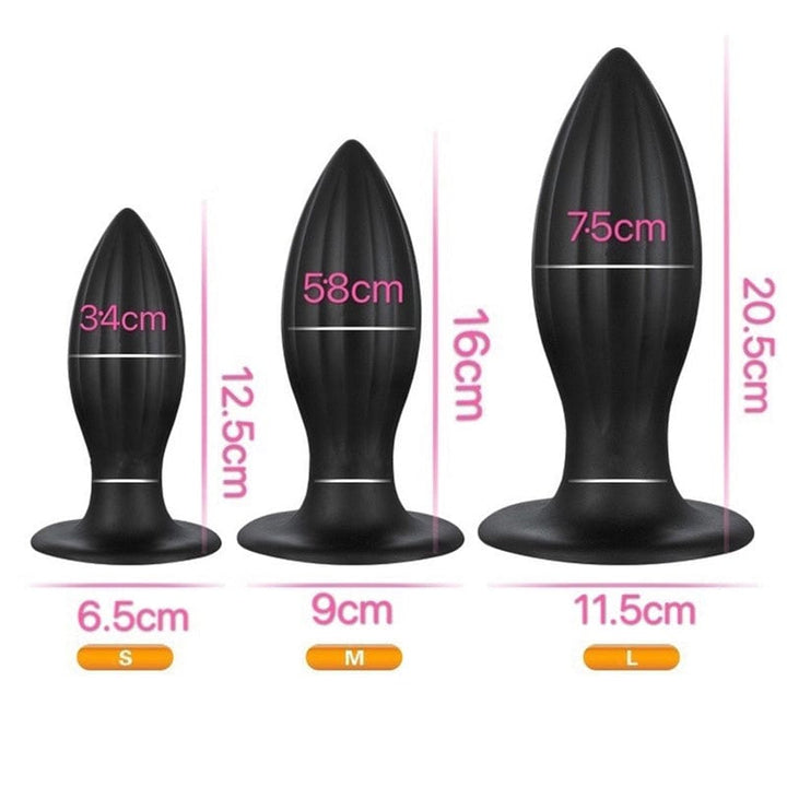 9337M      Mortar Shell Cone Butt Plug – Medium Shell Butt Plug   , Sub-Shop.com Bondage and Fetish Superstore