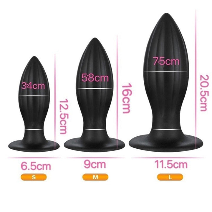 9845M      Mortar Shell Cone Butt Plug – Large Shell Butt Plug   , Sub-Shop.com Bondage and Fetish Superstore