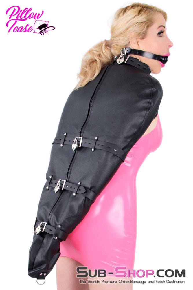 9718BD      Leatherette Open Breast BDSM Armbinder Top Armbinder   , Sub-Shop.com Bondage and Fetish Superstore