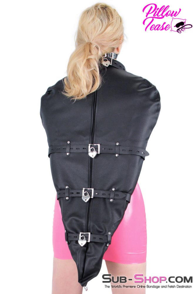 9718BD      Leatherette Open Breast BDSM Armbinder Top Armbinder   , Sub-Shop.com Bondage and Fetish Superstore