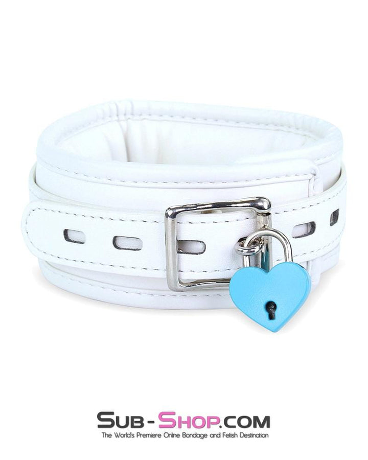 9721AE      Diamond Blue Bondage Gear Heart Padlock - LAST CHANCE - Final Closeout! MEGA Deal   , Sub-Shop.com Bondage and Fetish Superstore