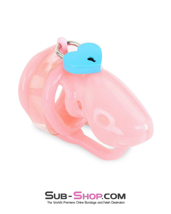 9794M      Sissy Pink Birdlocked Style Spiked Soft Silicone Locking Male Chastity Chastity   , Sub-Shop.com Bondage and Fetish Superstore