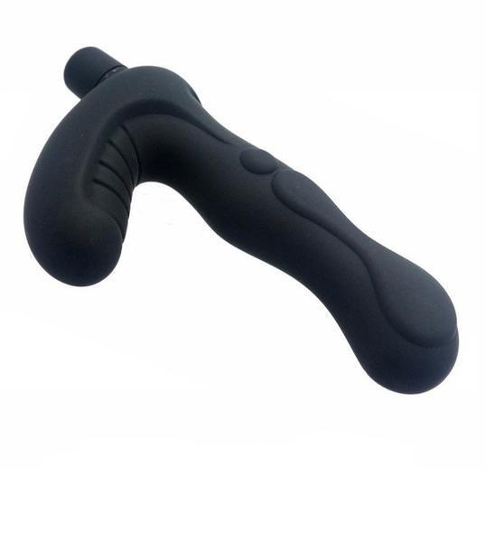 9772M      Prostate & Perineum Rocker Vibrating Silicone P-Spot Massager - LAST CHANCE - Final Closeout! Black Friday Blowout   , Sub-Shop.com Bondage and Fetish Superstore