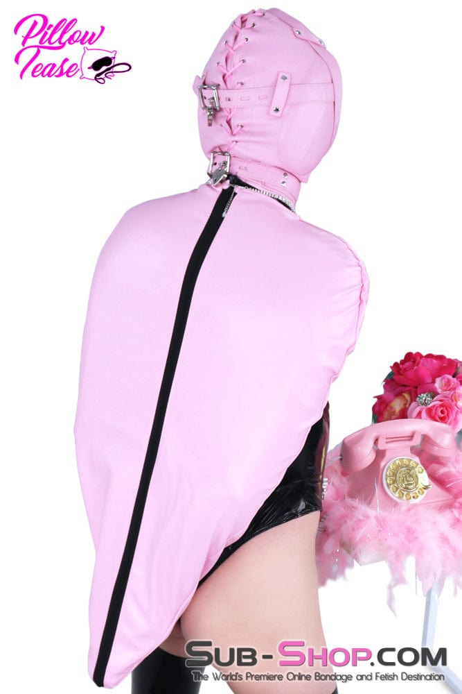 9787DL-SIS      Pretty Sissy Princess Pink Zippered Forced Feminization Fantasy Dungeon Mistress Armbinder Top Sissy   , Sub-Shop.com Bondage and Fetish Superstore