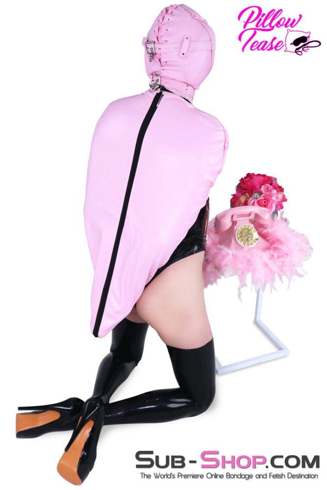 9787DL-SIS      Pretty Sissy Princess Pink Zippered Forced Feminization Fantasy Dungeon Mistress Armbinder Top Sissy   , Sub-Shop.com Bondage and Fetish Superstore