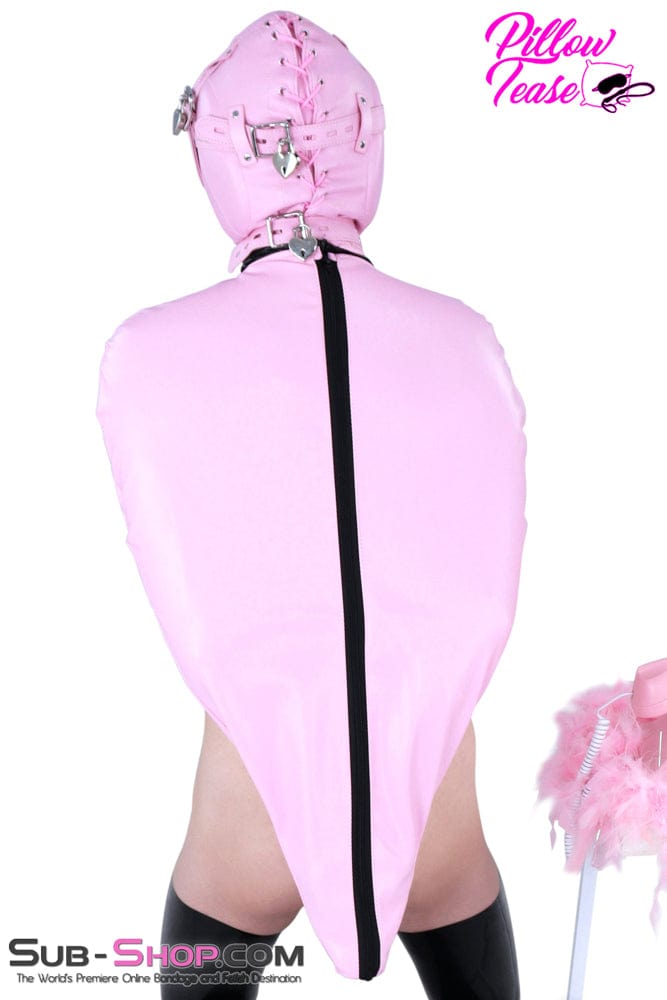 9787DL-SIS      Pretty Sissy Princess Pink Zippered Forced Feminization Fantasy Dungeon Mistress Armbinder Top Sissy   , Sub-Shop.com Bondage and Fetish Superstore