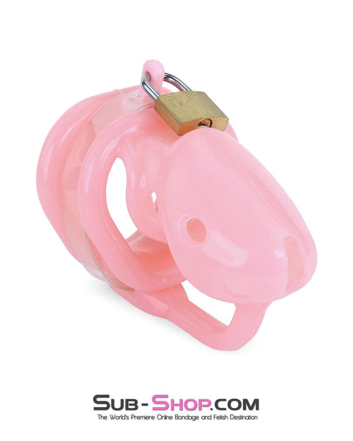 9794M      Sissy Pink Birdlocked Style Spiked Soft Silicone Locking Male Chastity Chastity   , Sub-Shop.com Bondage and Fetish Superstore