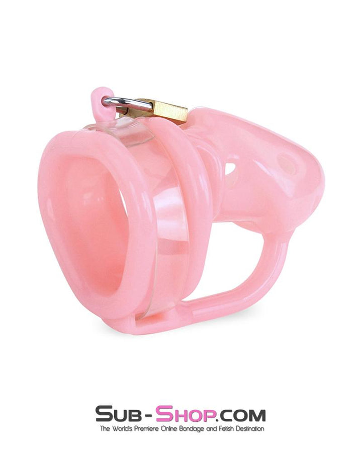 9794M      Sissy Pink Birdlocked Style Spiked Soft Silicone Locking Male Chastity Chastity   , Sub-Shop.com Bondage and Fetish Superstore