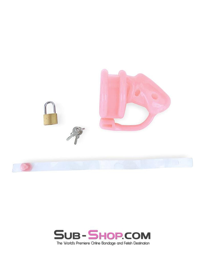 9794M      Sissy Pink Birdlocked Style Spiked Soft Silicone Locking Male Chastity Chastity   , Sub-Shop.com Bondage and Fetish Superstore