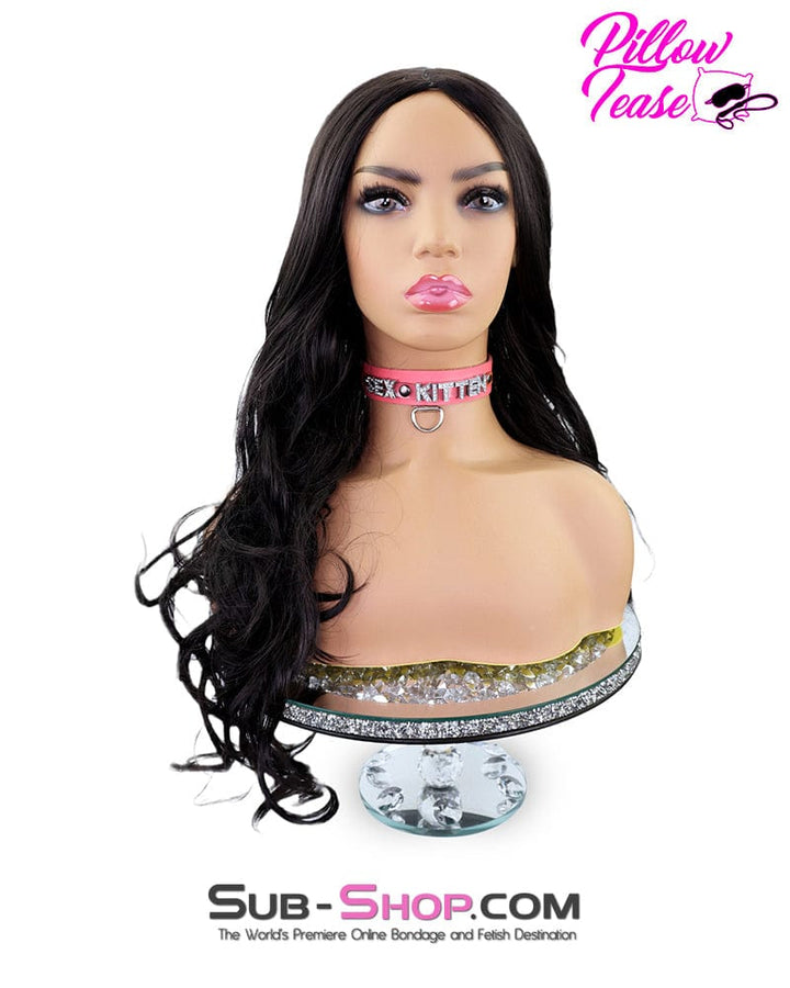 9955RS      Glamour Girl Curly 22" Black Wig Wig   , Sub-Shop.com Bondage and Fetish Superstore