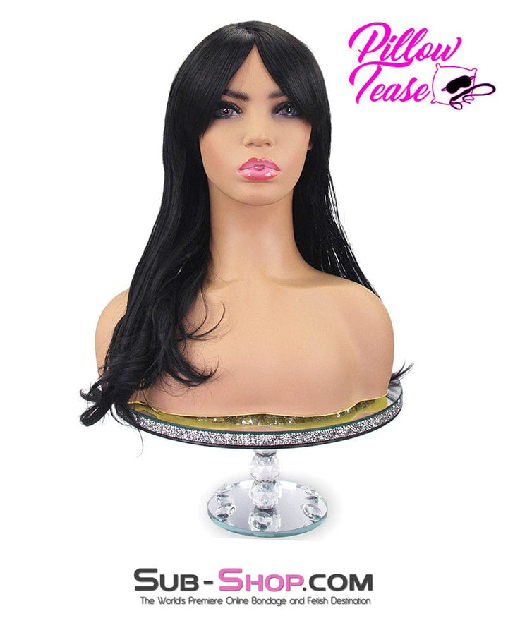 9956AE      Trixie 20" Long Black Straight Wig Wig   , Sub-Shop.com Bondage and Fetish Superstore