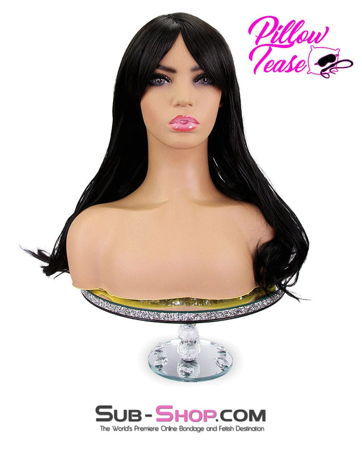 9956AE      Trixie 20" Long Black Straight Wig Wig   , Sub-Shop.com Bondage and Fetish Superstore