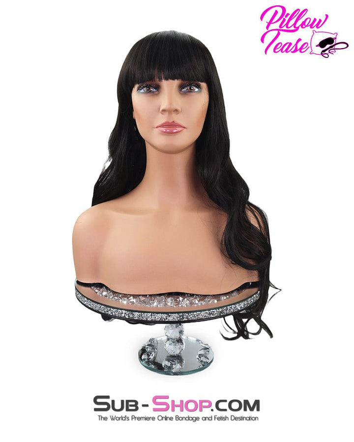 9958AE      Ashley 26" Black Curly Wig Wig   , Sub-Shop.com Bondage and Fetish Superstore