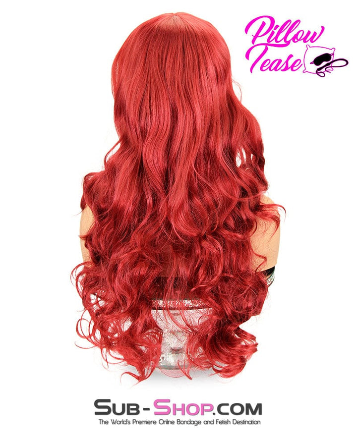 9960AE      Scarlet 22" Long Red Curly Wig Wig   , Sub-Shop.com Bondage and Fetish Superstore