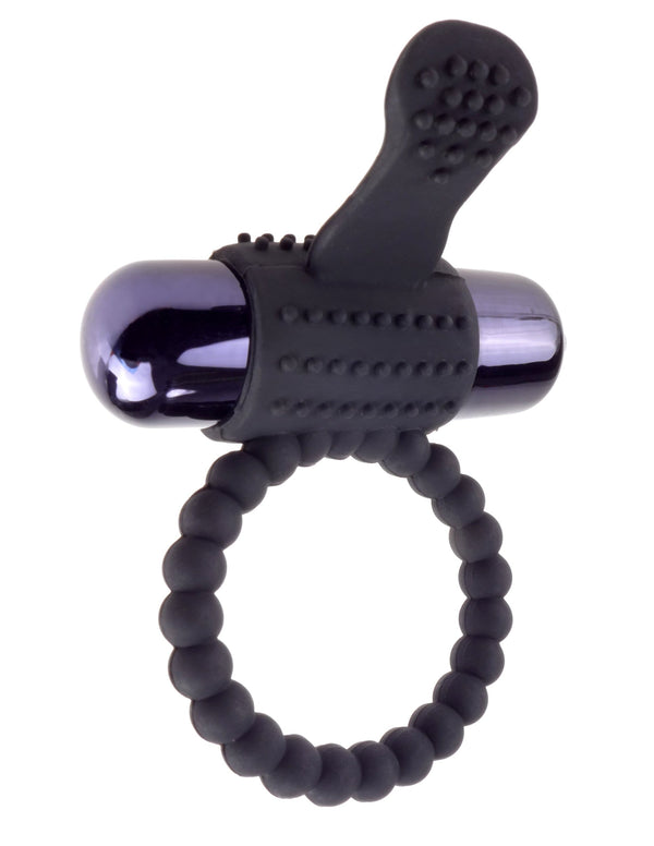 3417P      Fantasy C-Ringz Vibrating Silicone Super Ring, Black - LAST CHANCE - Final Closeout! MEGA Deal   , Sub-Shop.com Bondage and Fetish Superstore